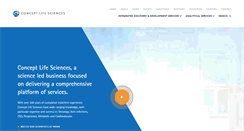 Desktop Screenshot of conceptlifesciences.com